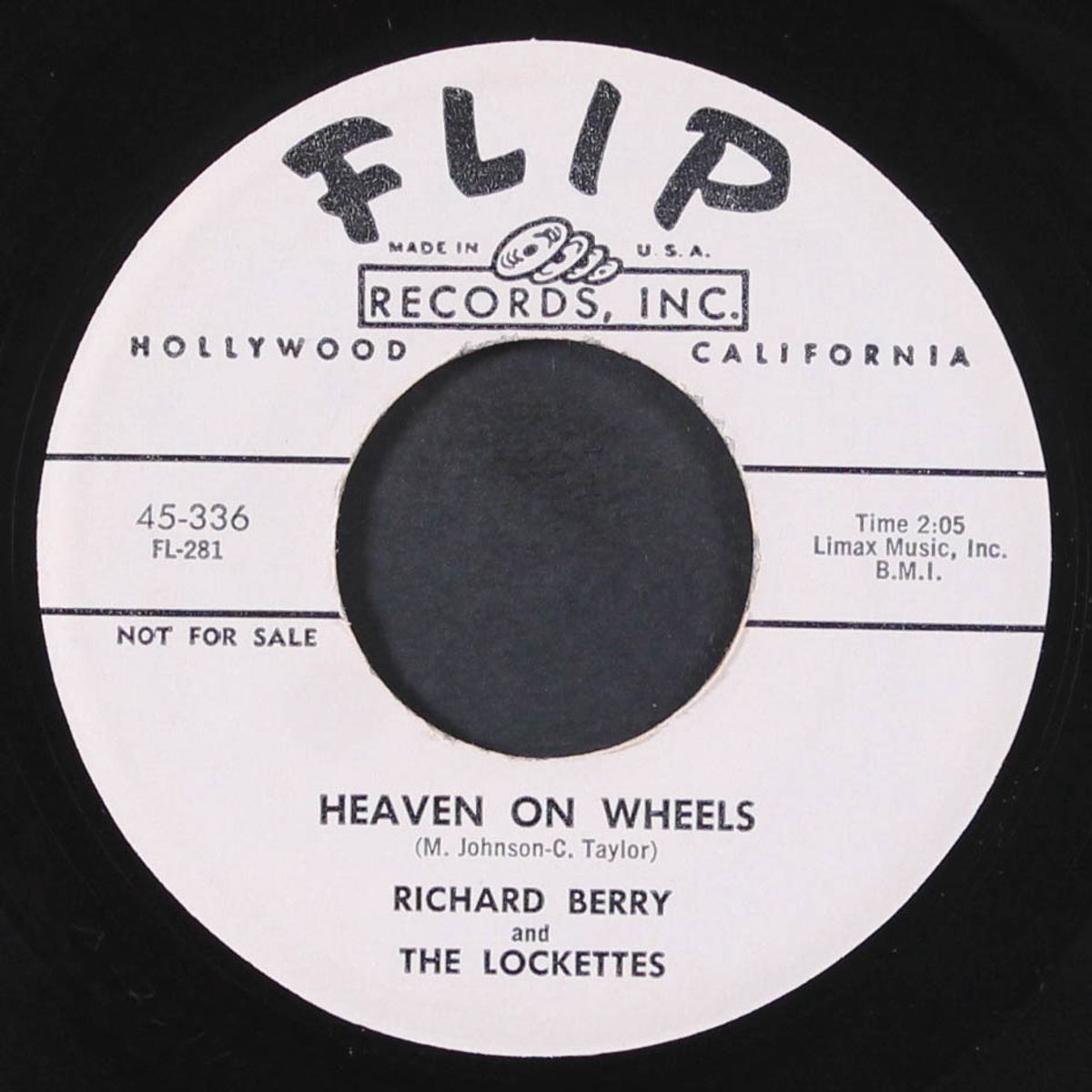 heaven on wheels / the mess around by RICHARD BERRY & LOCKETTES