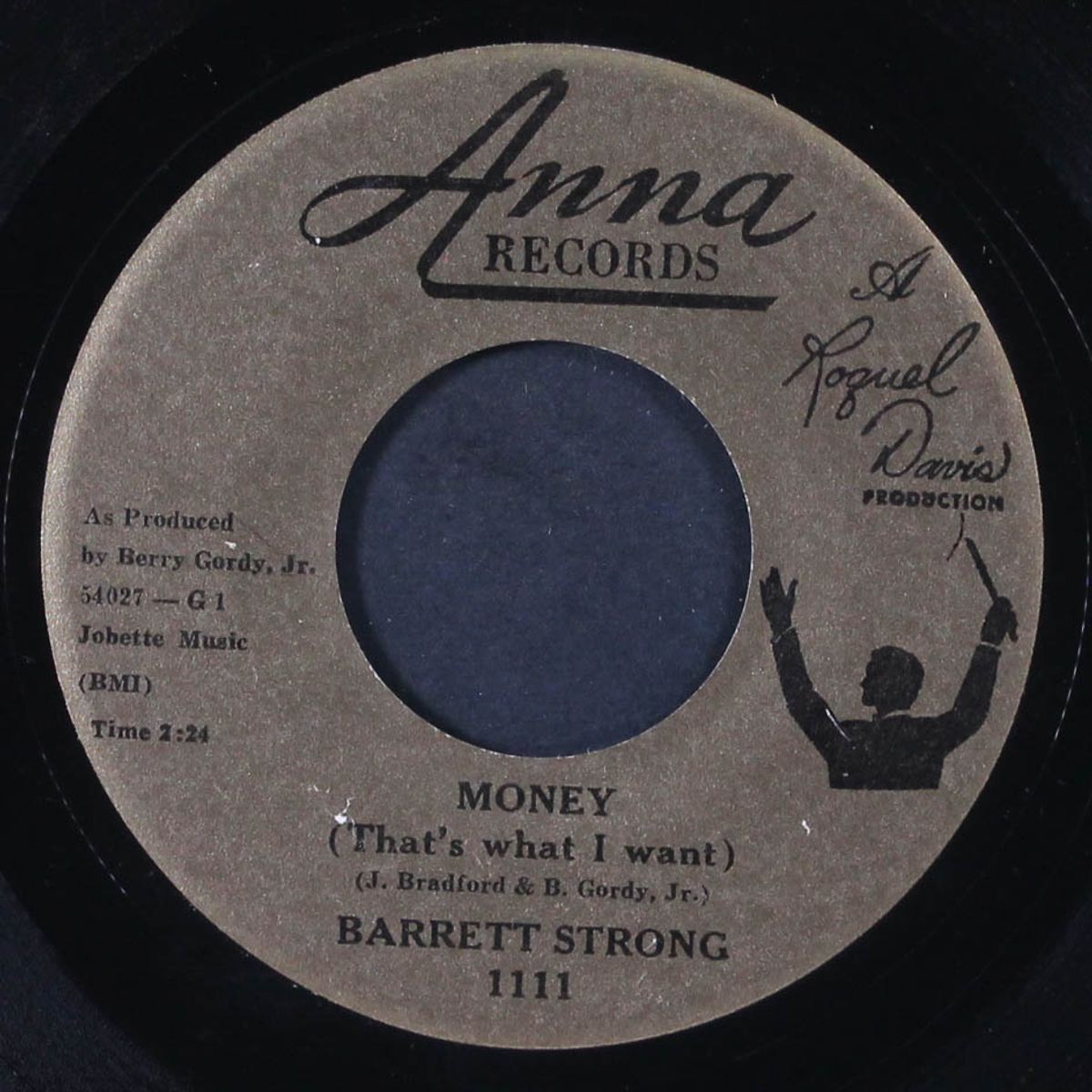 money / oh i apologize by BARRETT STRONG