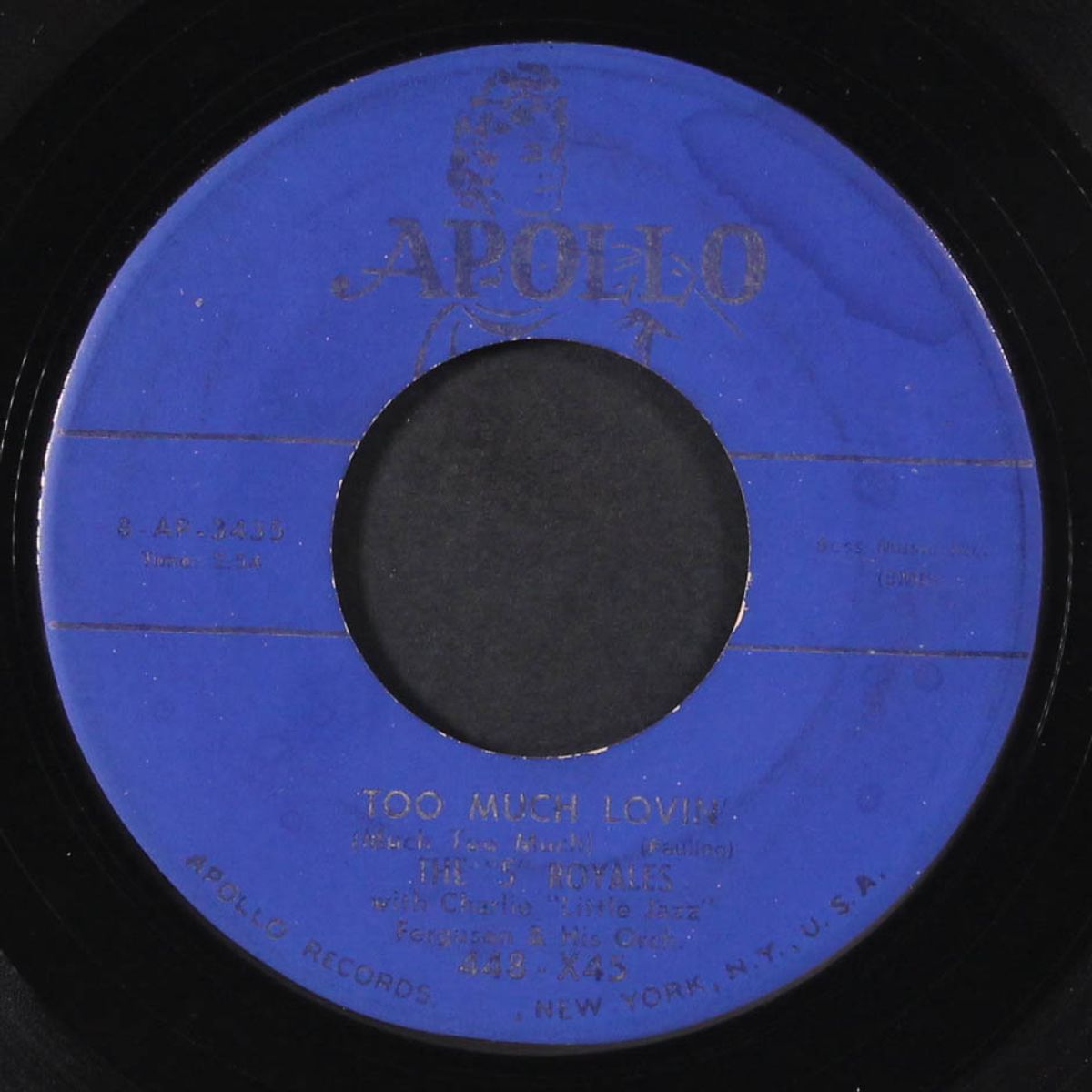 too much lovin' / laundromat blues by FIVE ROYALES