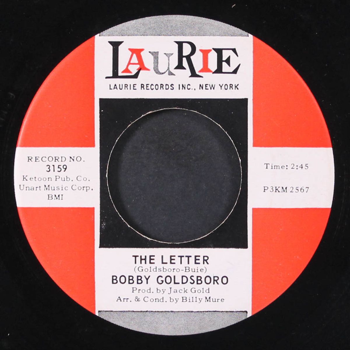 the runaround / the letter by BOBBY GOLDSBORO