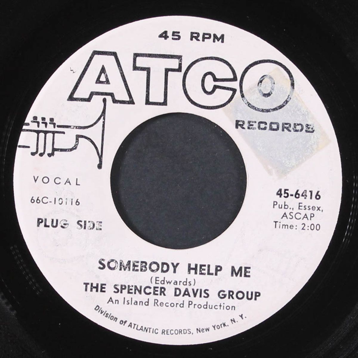 somebody help me / stevie's blues by SPENCER DAVIS GROUP
