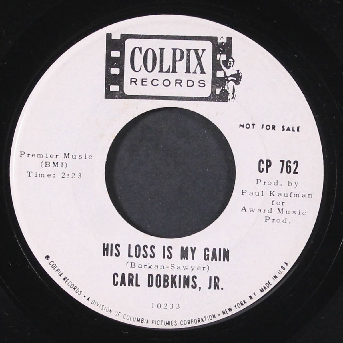 his loss is my gain by CARL DOBKINS, JR.
