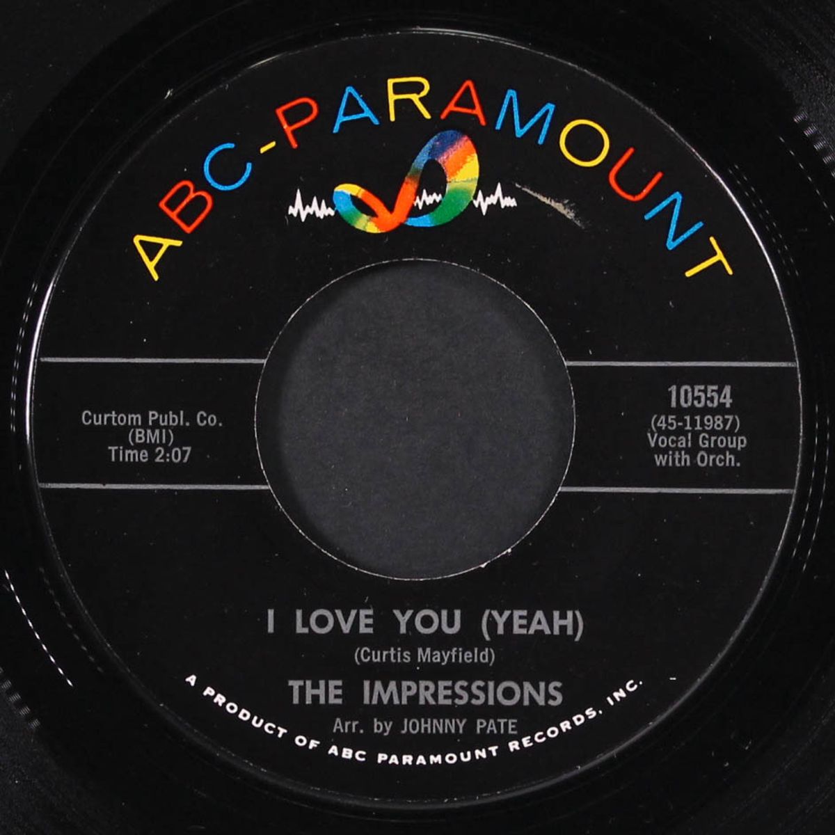 keep on pushing / i love you (yeah) by IMPRESSIONS