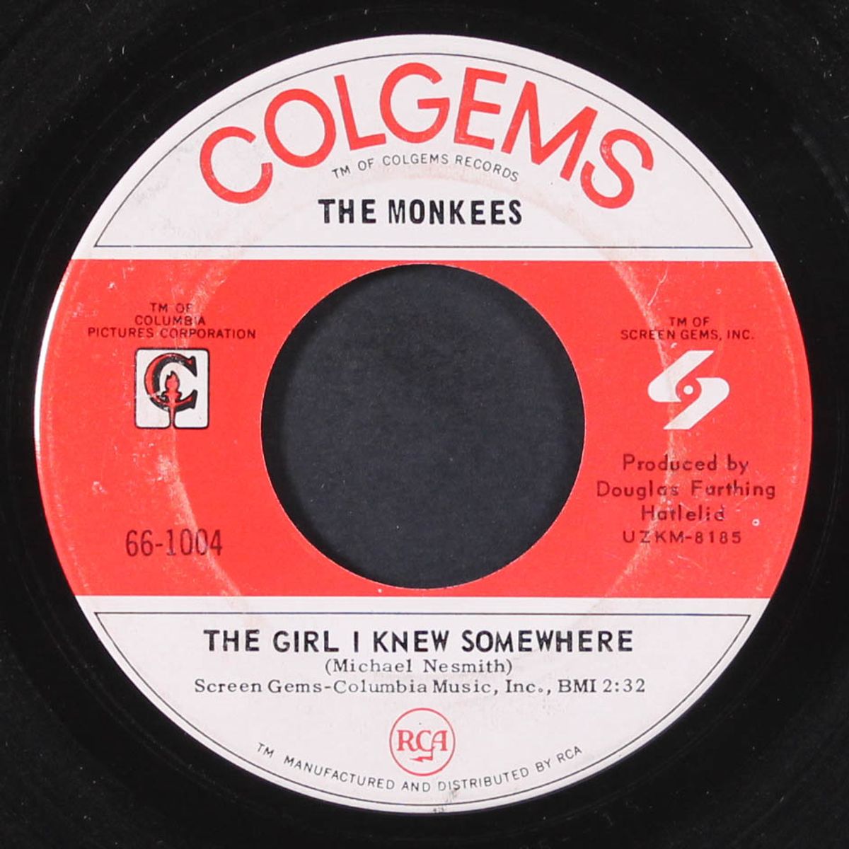 a little bit me, a little bit you / the girl i knew somewhere by MONKEES