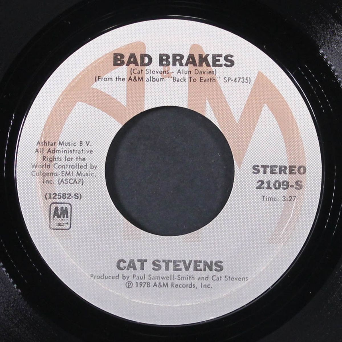 bad brakes by CAT STEVENS