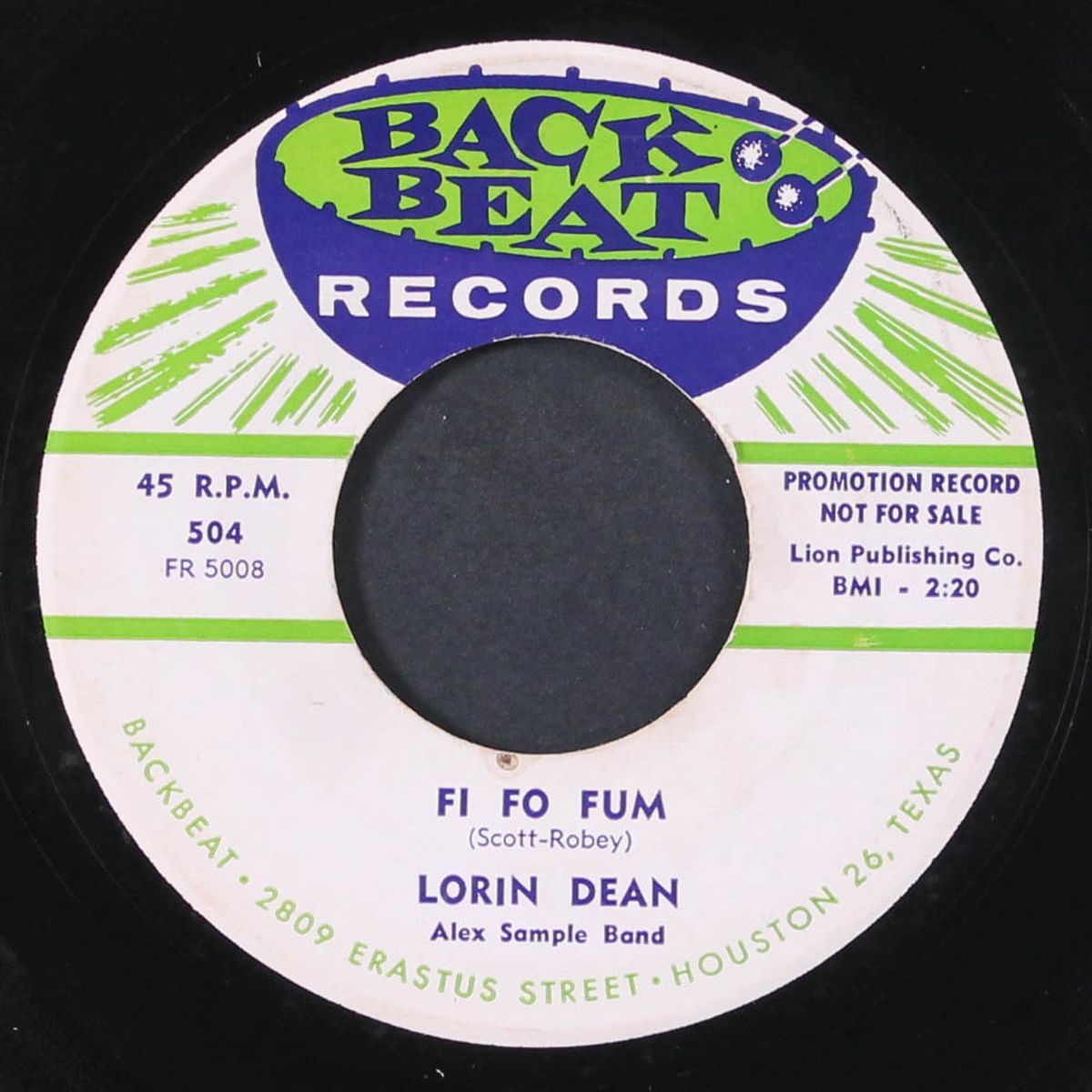 fi fo fum / lonely avenue by LORIN DEAN