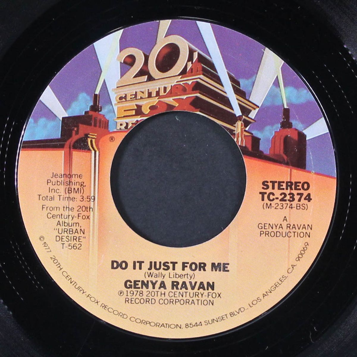 back in my arms again / do it just for me by GENYA RAVAN