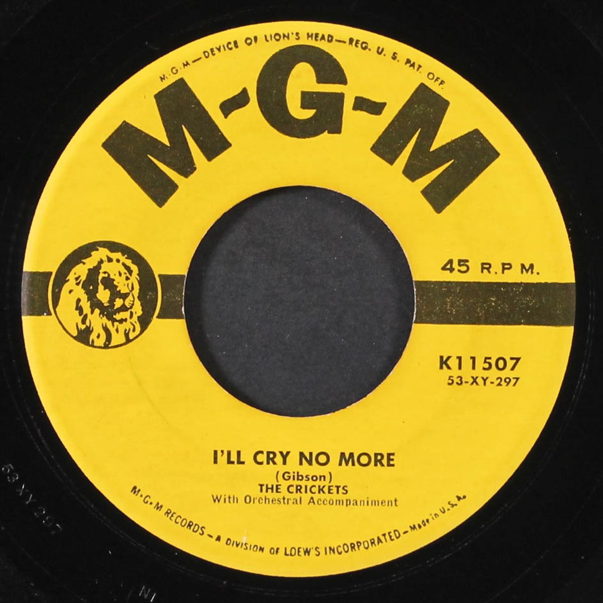 for you i have eyes / i'll cry no more by CRICKETS