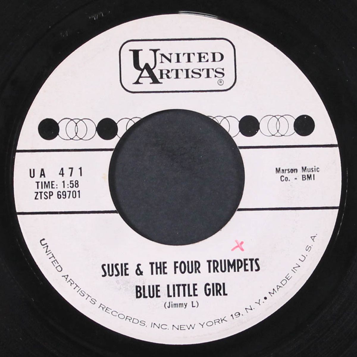 starry eyes / blue little girl by SUSIE & FOUR TRUMPETS