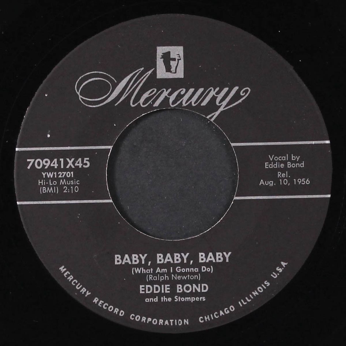 boppin' bonnie / baby, baby, baby by EDDIE BOND
