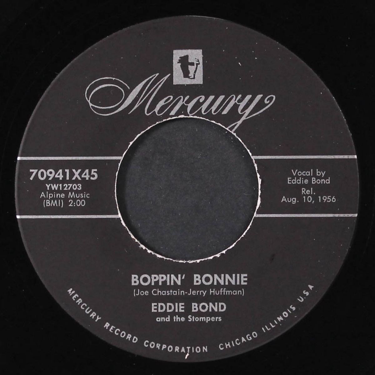 boppin' bonnie / baby, baby, baby by EDDIE BOND