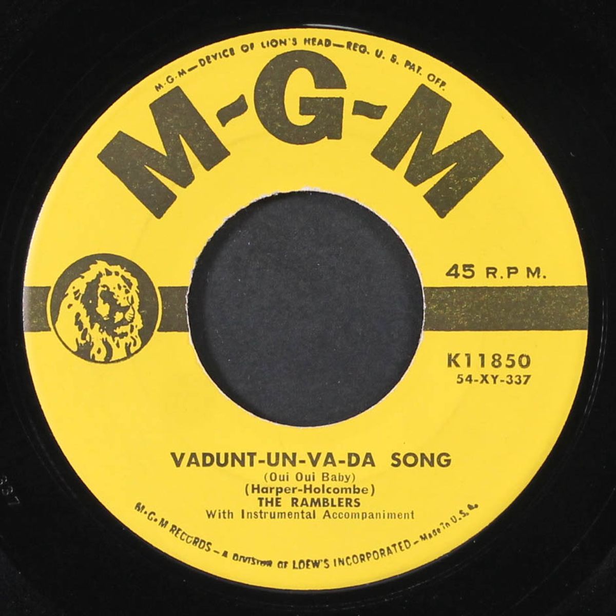 please bring yourself back home / vadunt-un-va-da song by RAMBLERS