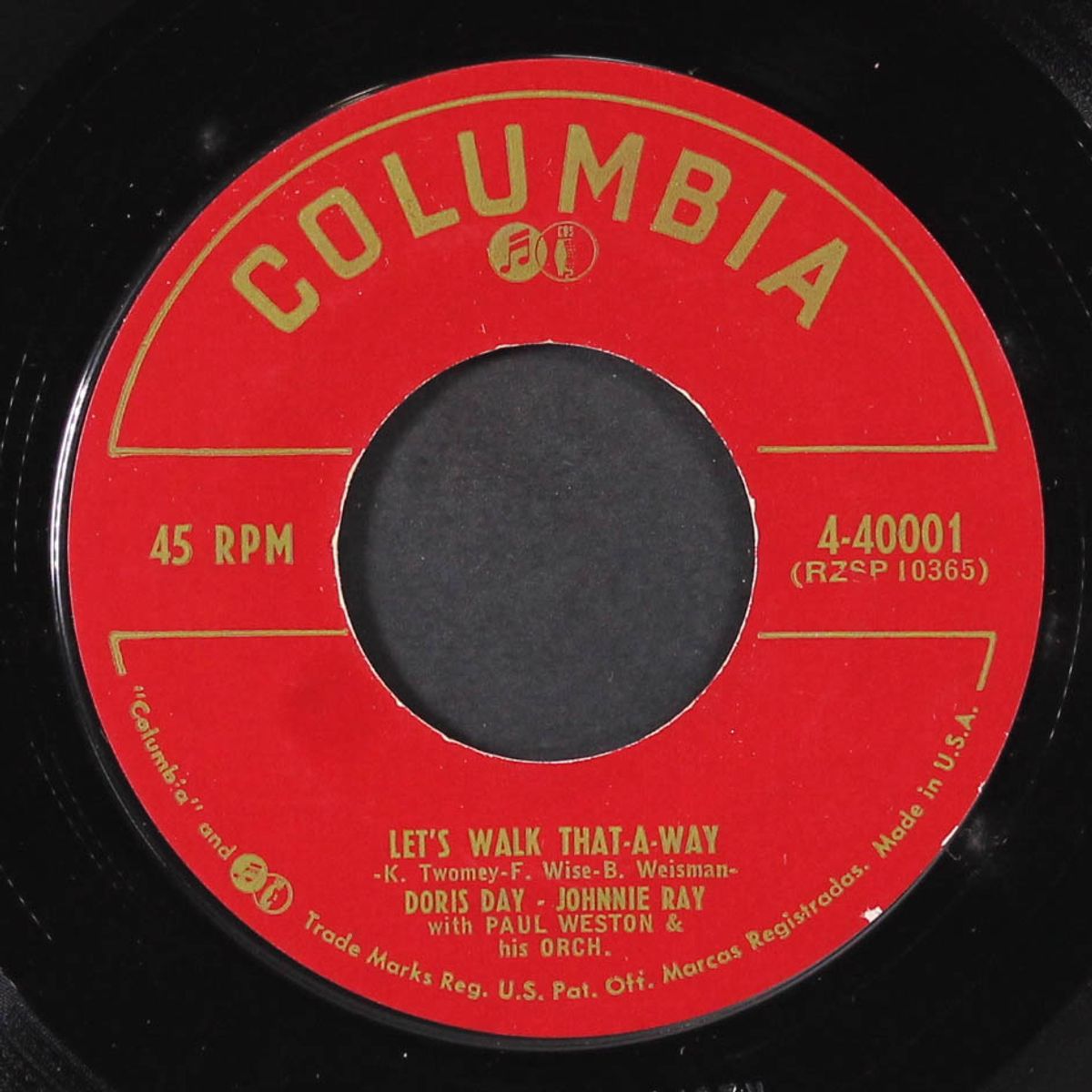 candy lips / let's walk that-a-way by DORIS DAY & JOHNNIE RAY
