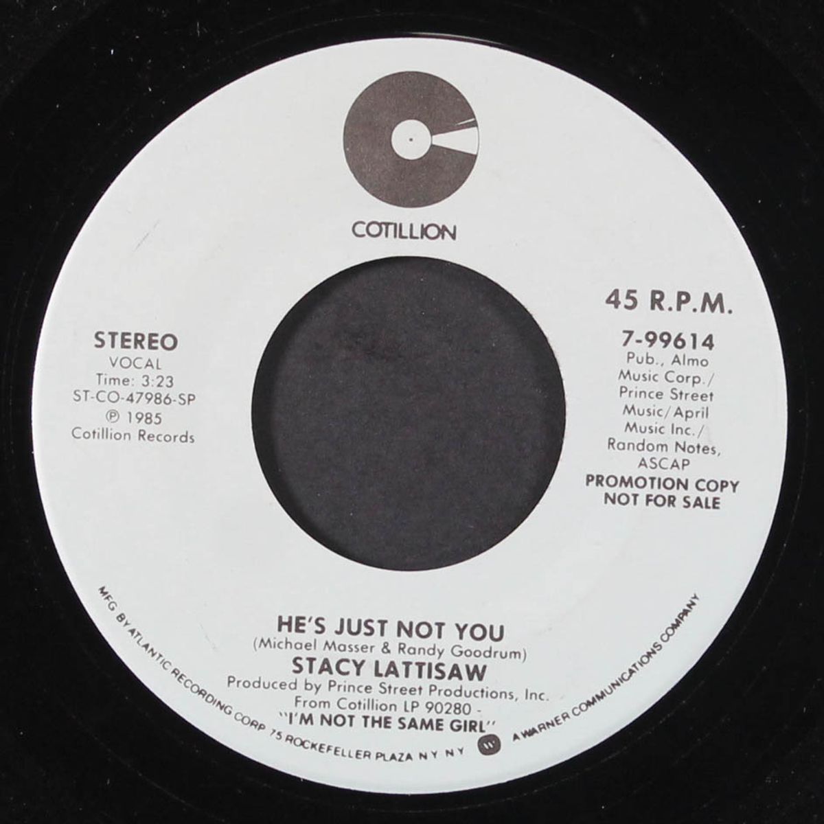 he's just not you / same by STACY LATTISAW