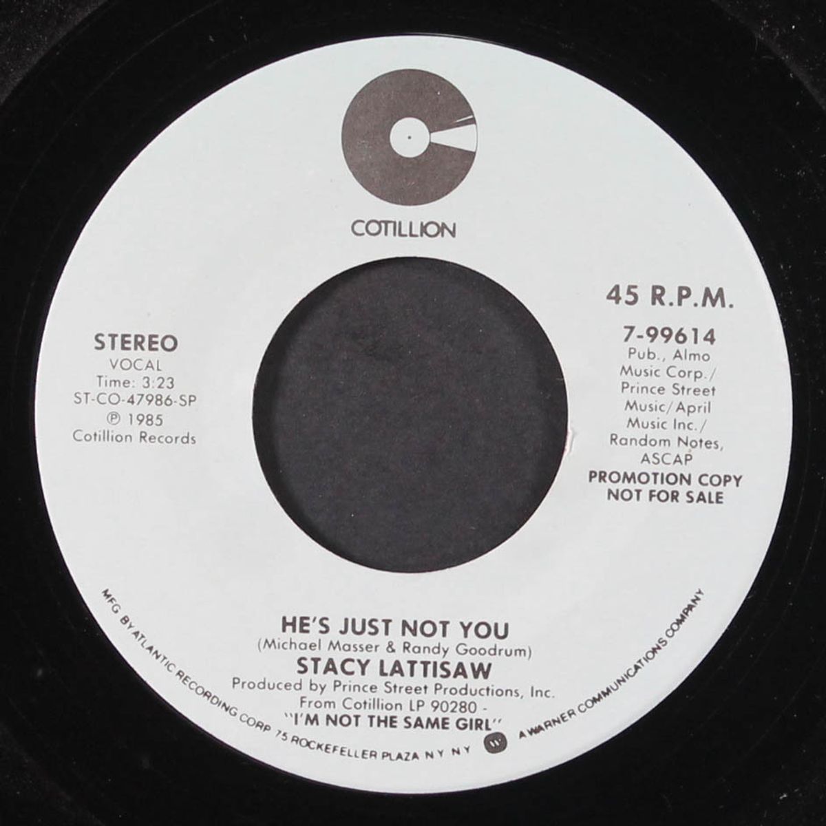 he's just not you / same by STACY LATTISAW