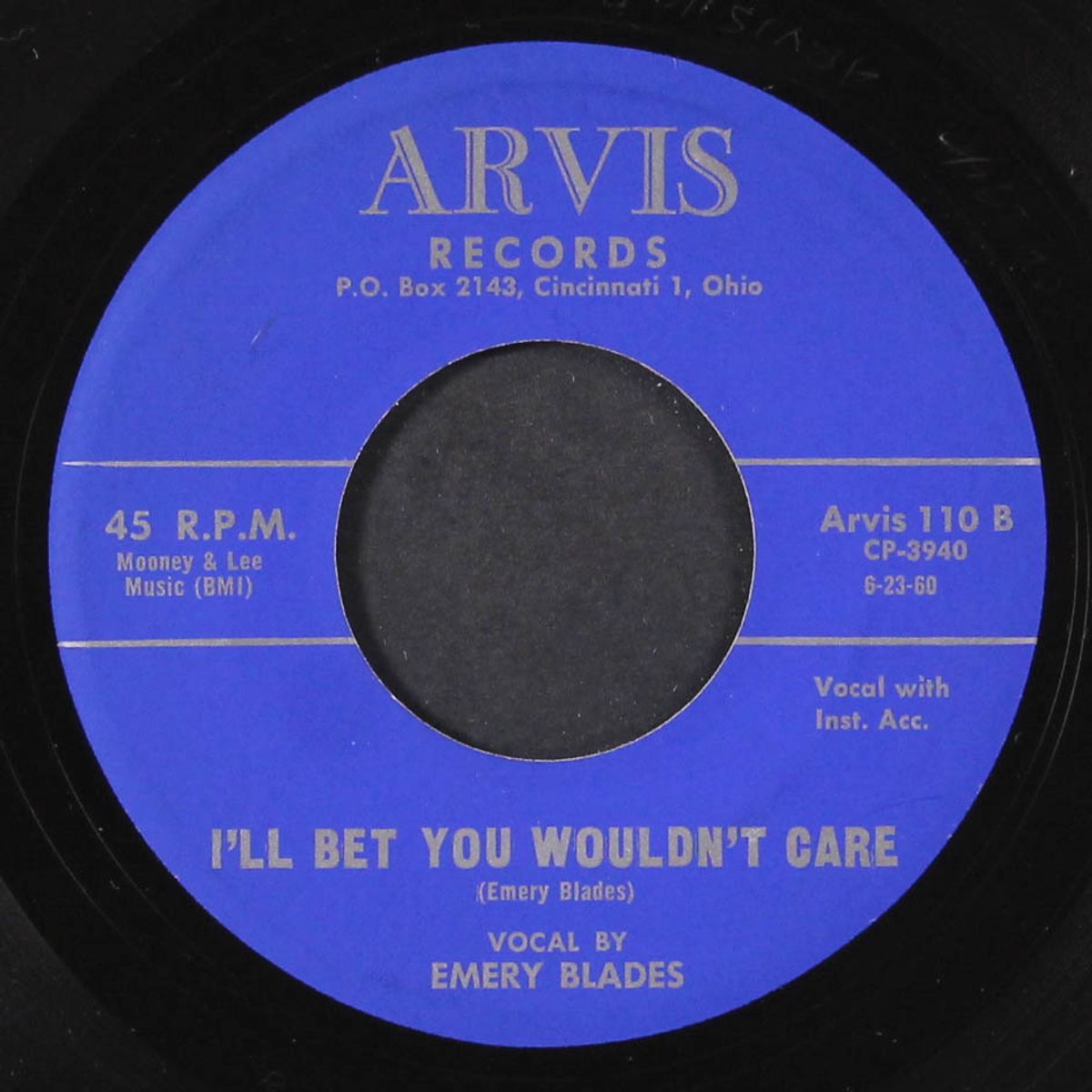 i feel like a million / i'll bet you wouldn't care by EMERY BLADES