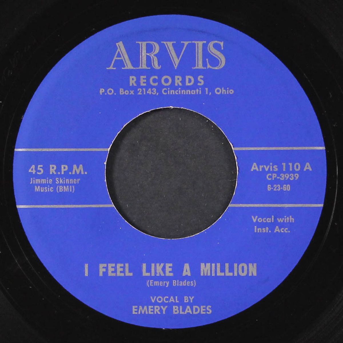 i feel like a million / i'll bet you wouldn't care by EMERY BLADES
