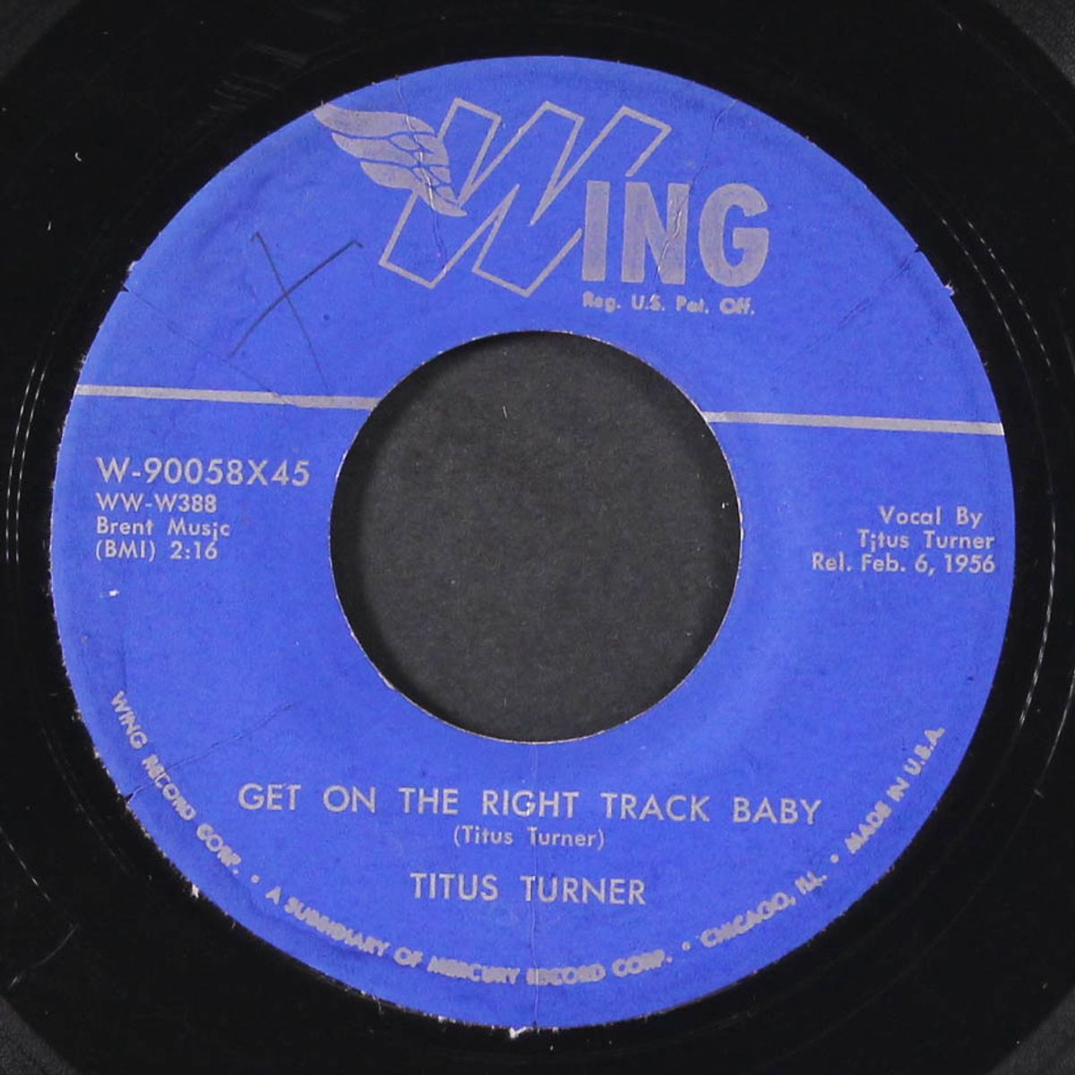 get on the right track baby by TITUS TURNER