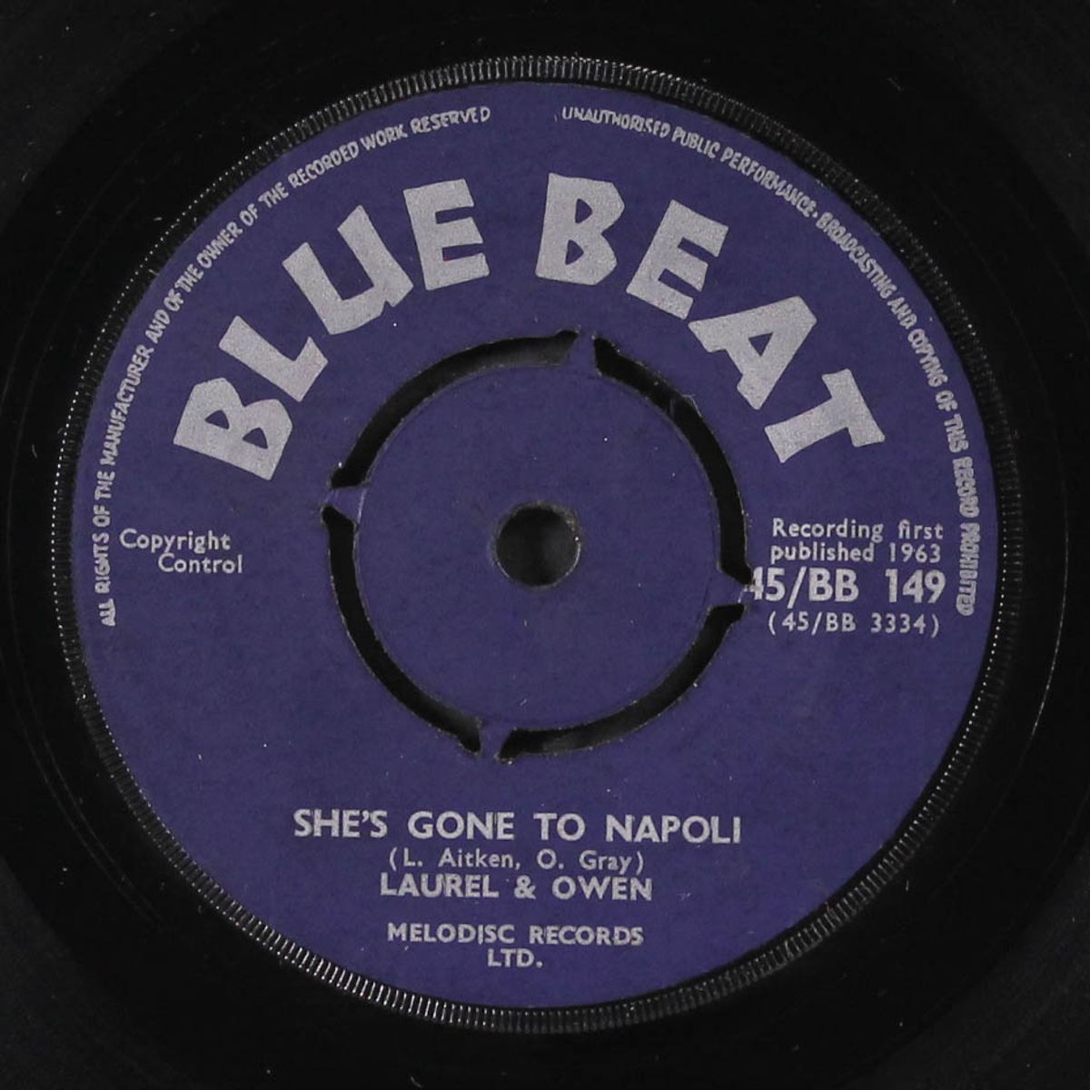 have mercy mr. percy / she's gone to napoli by LAUREL & OWEN