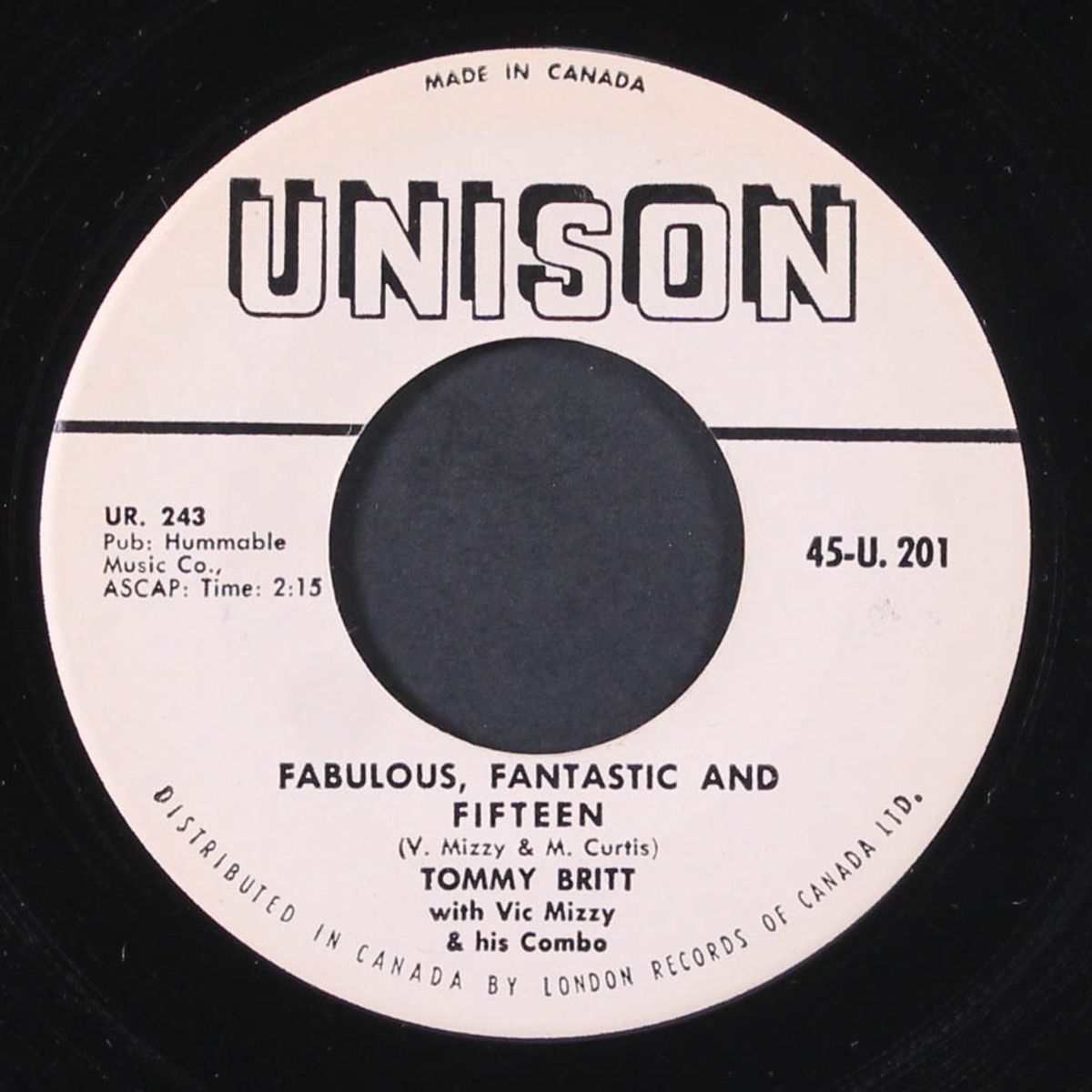 fabulous, fantastic and fifteen / the same girl by TOMMY BRITT