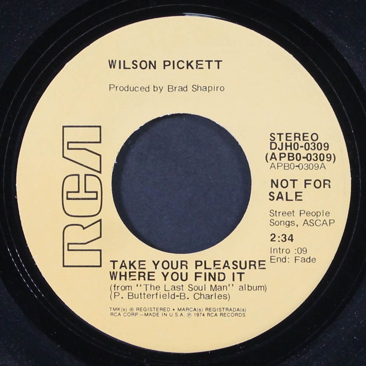 take your pleasure where you find it / mono by WILSON PICKETT