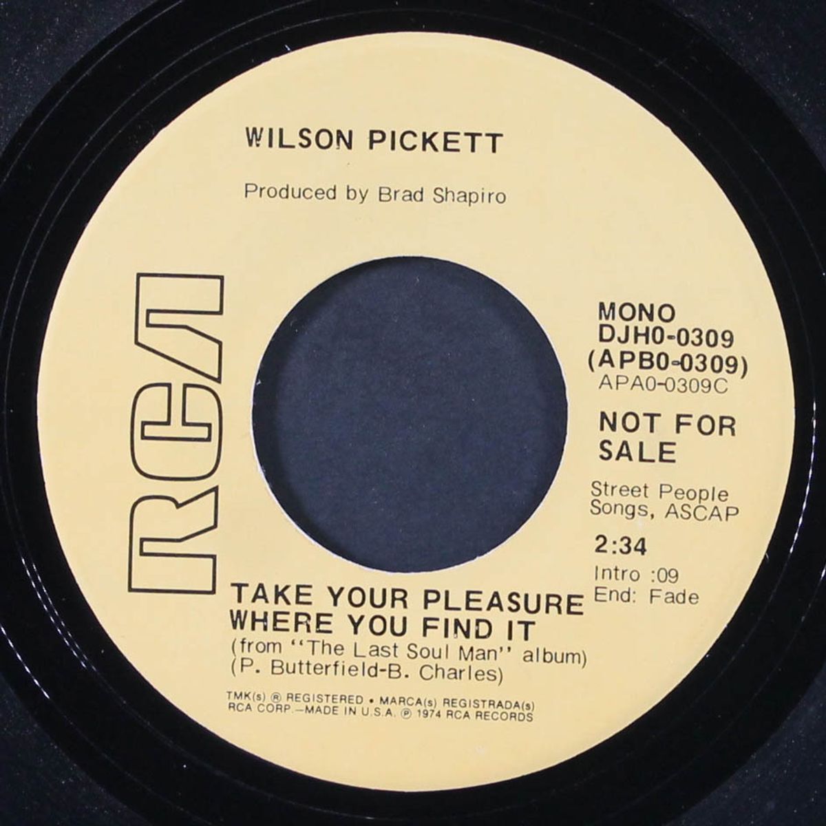 take your pleasure where you find it / mono by WILSON PICKETT