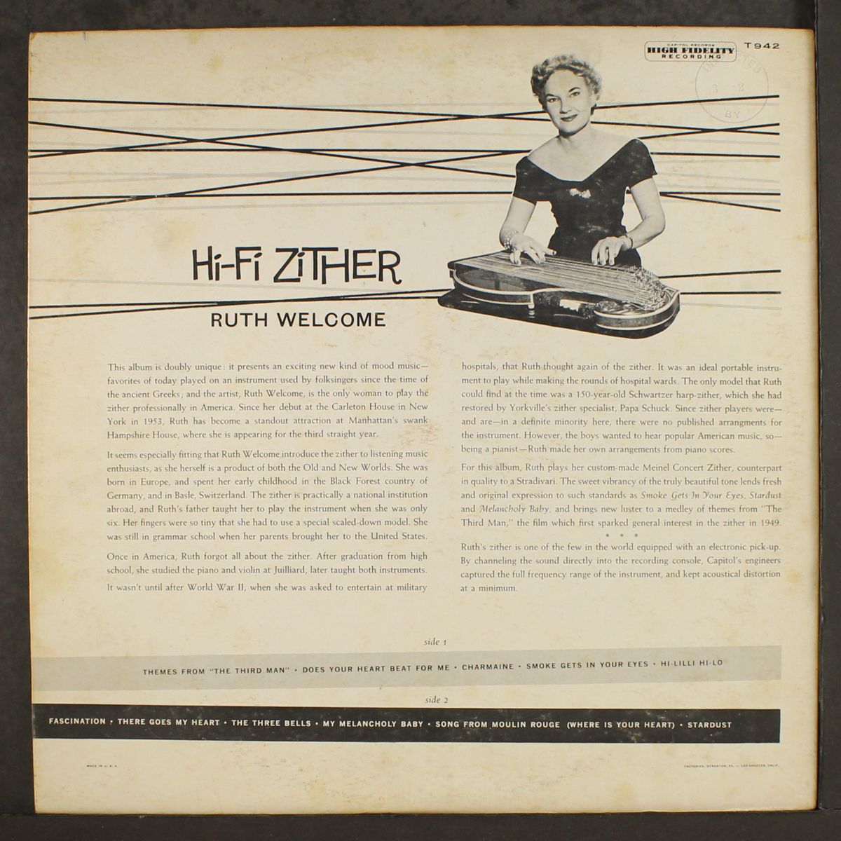 hi-fi zither by RUTH WELCOME
