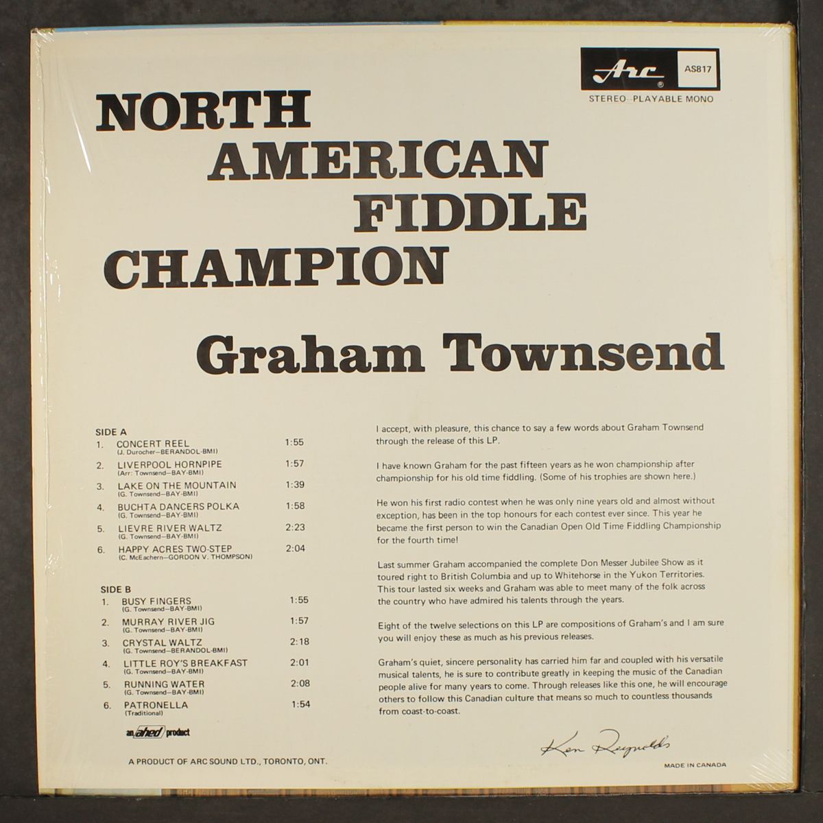 north american fiddle champion by GRAHAM TOWNSEND