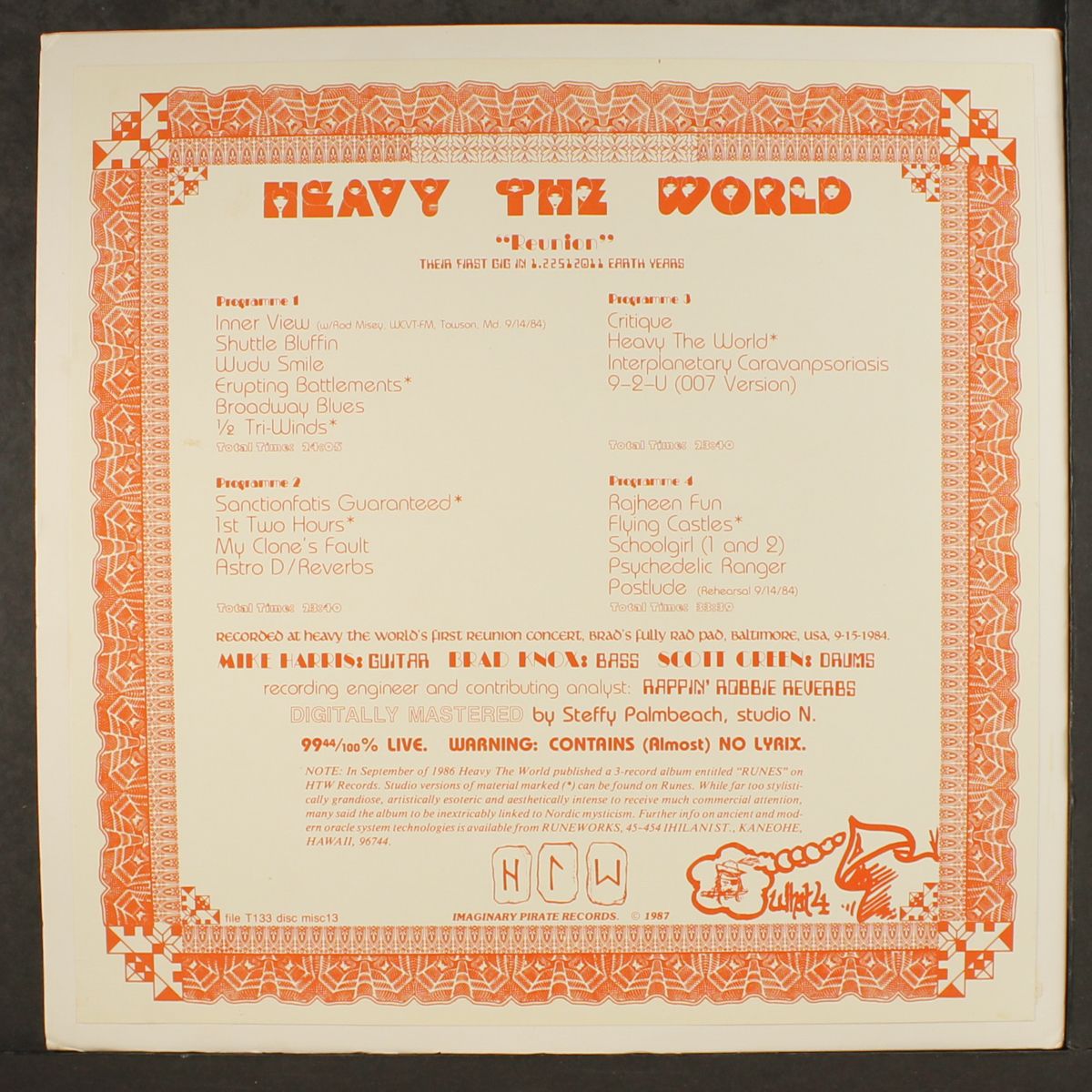 reunion by HEAVY THE WORLD