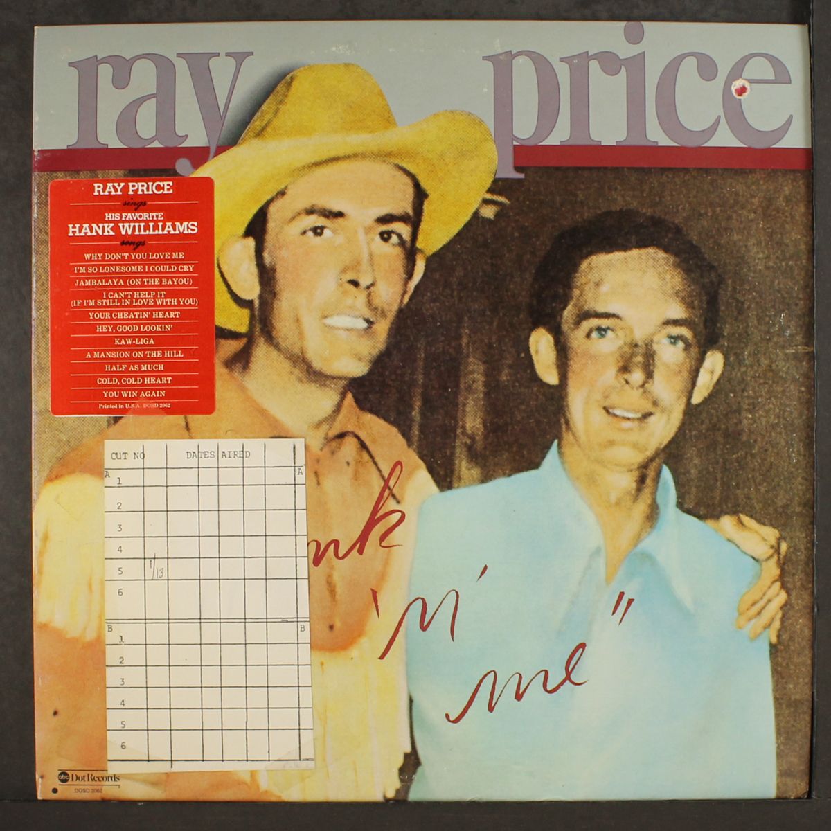 hank 'n me by RAY PRICE