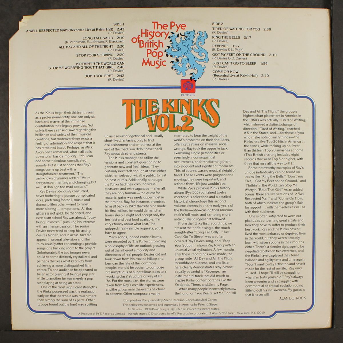 the kinks, vol. 2 by KINKS
