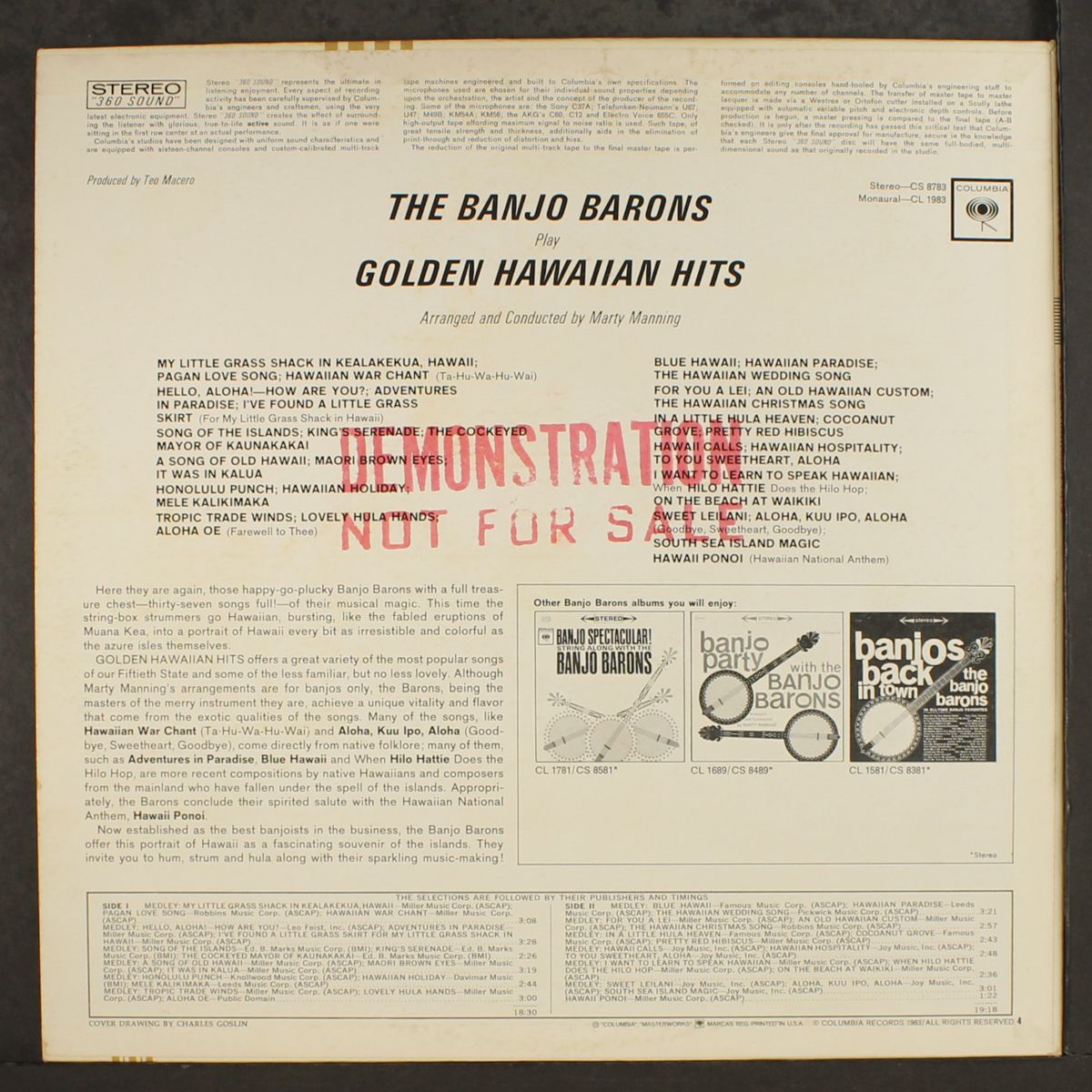 golden hawaiian hits by BANJO BARONS