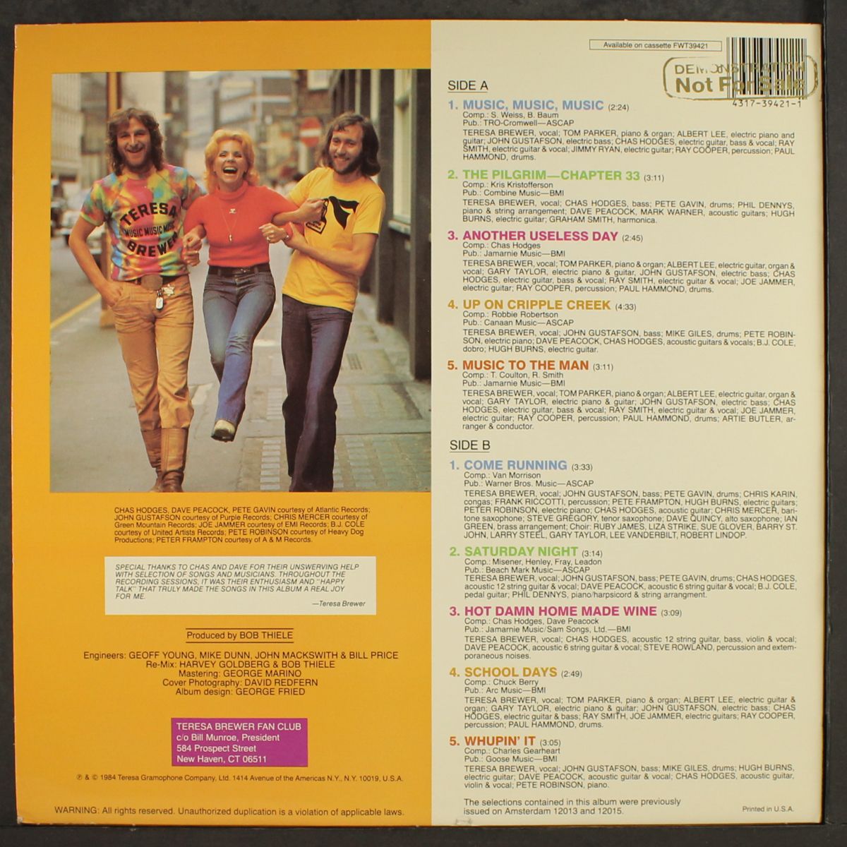 in london by TERESA BREWER