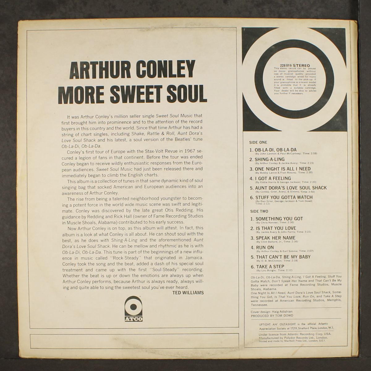 more sweet soul by ARTHUR CONLEY