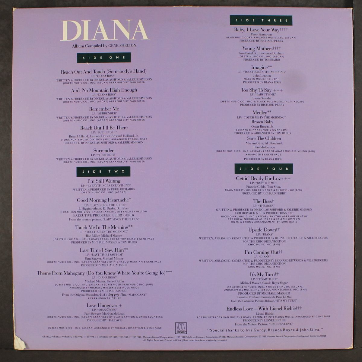 anthology by DIANA ROSS & SUPREMES