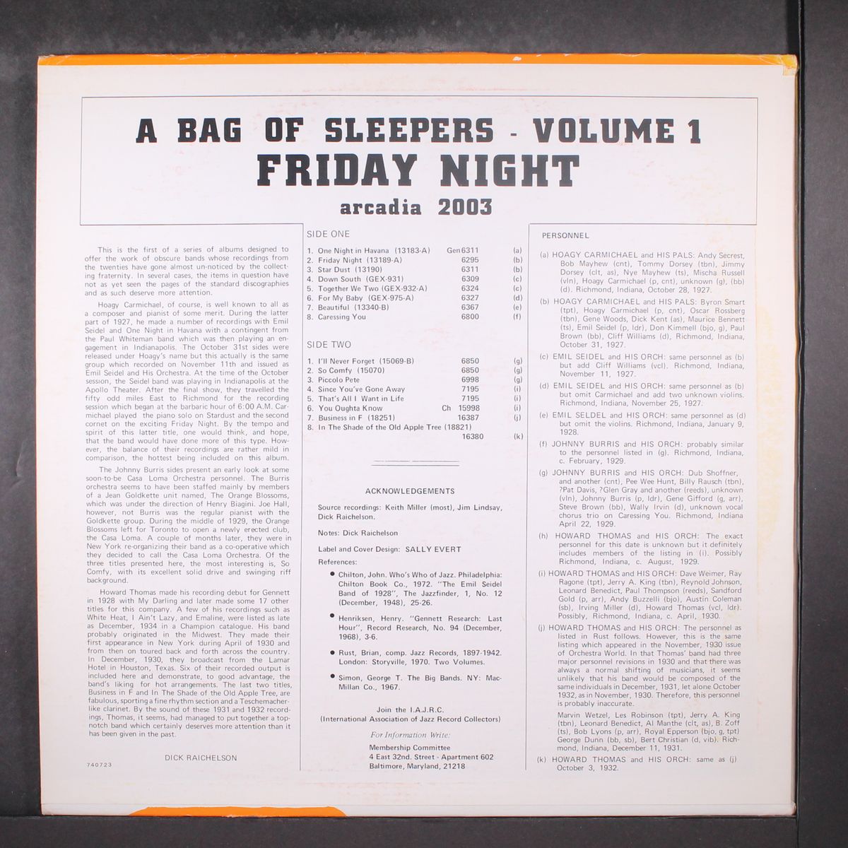 a bag of sleepers- volume 1 friday night by VARIOUS