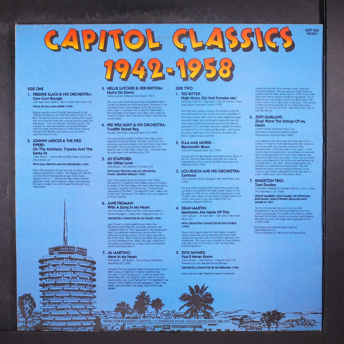 capitol classics 1942-1958 by VARIOUS