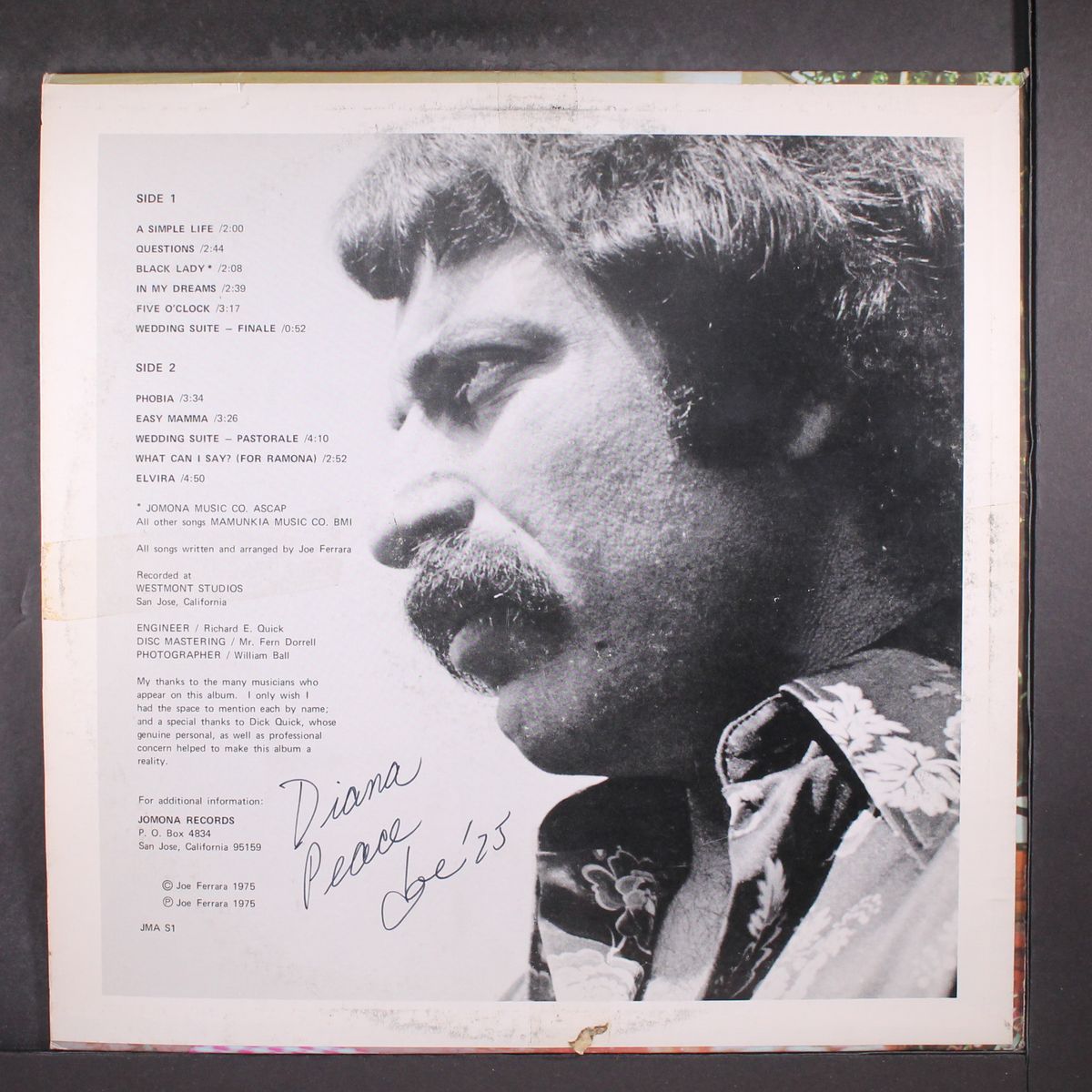 live at home by JOE FERRARA