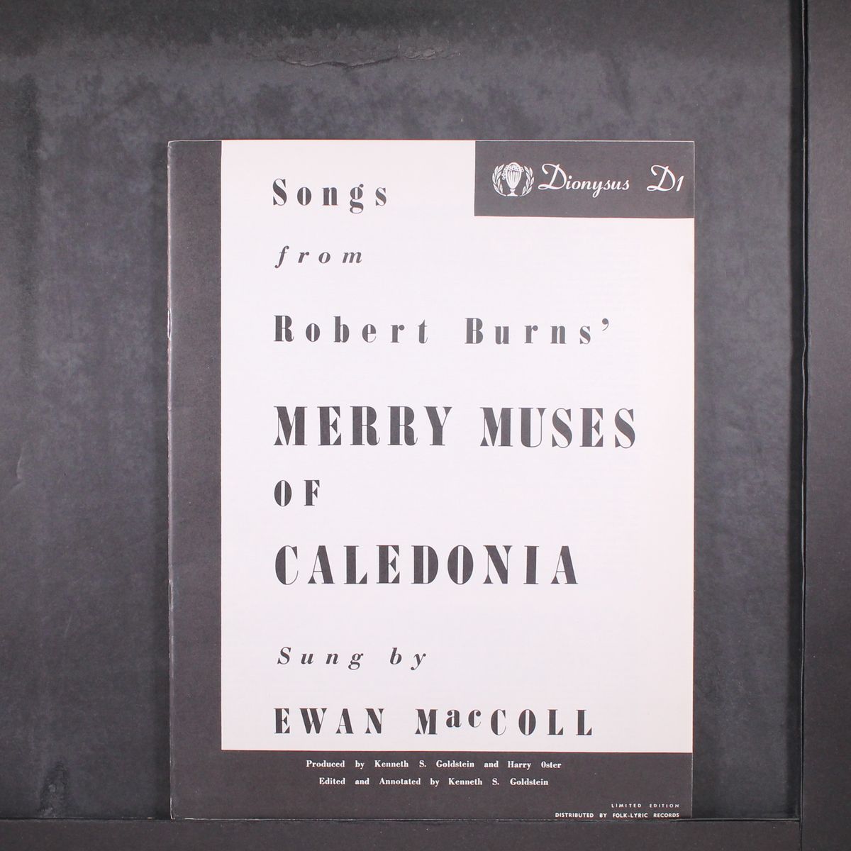 merry muses of caledonia by EWAN MACCOLL