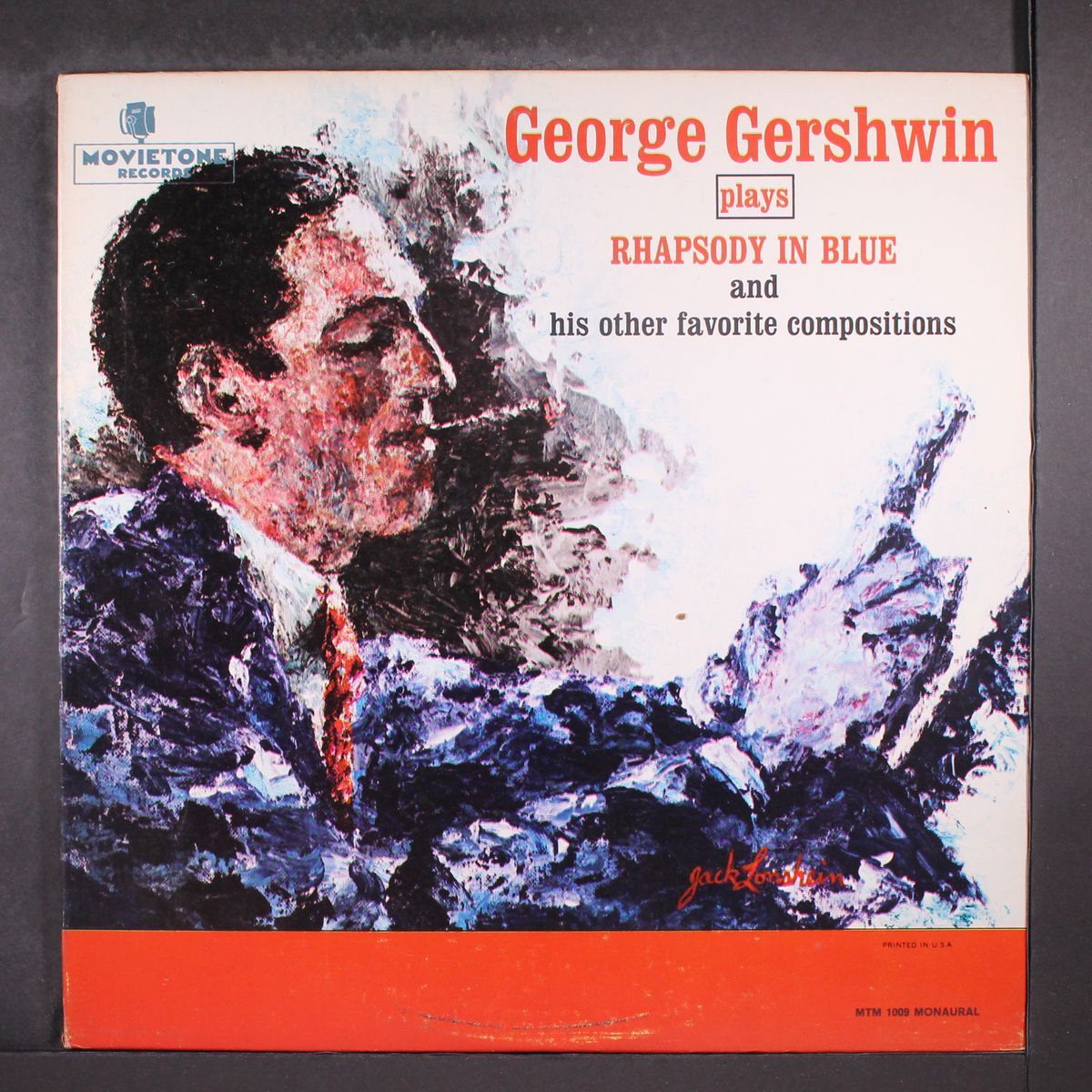 plays rhapsody in blue and his other favorite compositions by GEORGE GERSHWIN