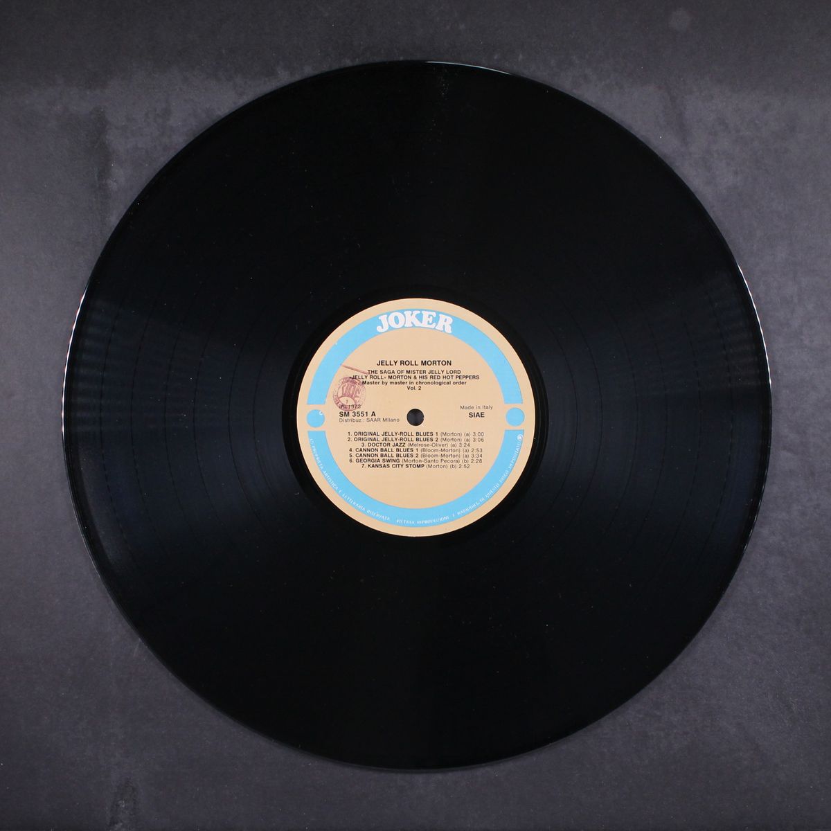 the saga of mister jelly lord by JELLY ROLL MORTON