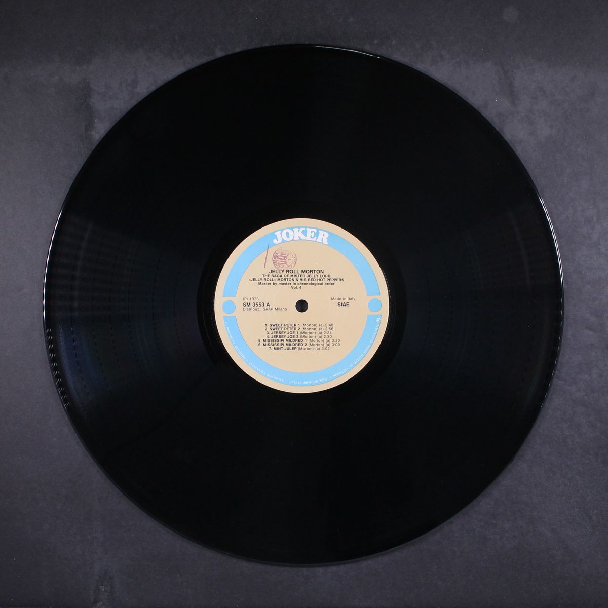 the saga of mister jelly lord by JELLY ROLL MORTON