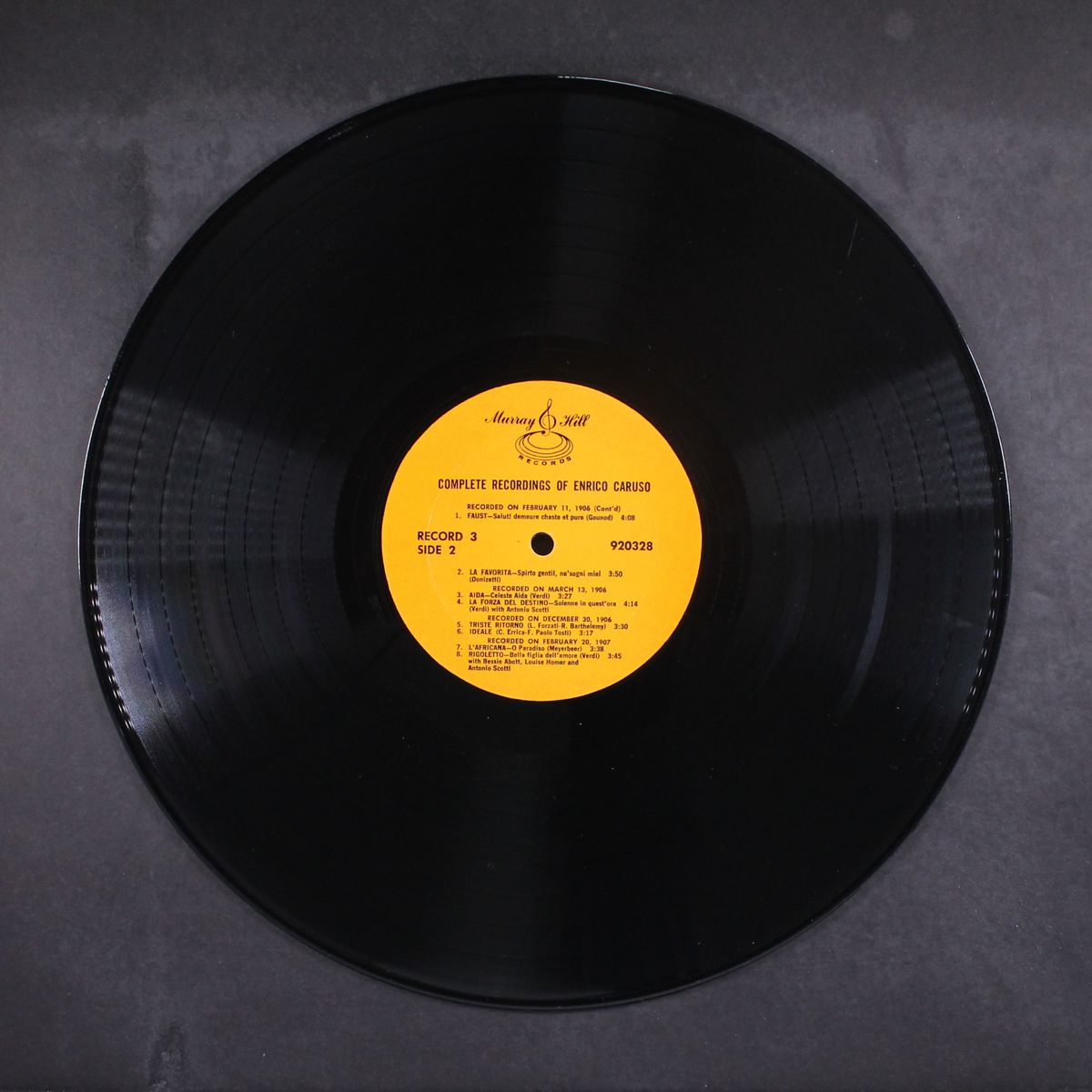 complete recordings by ENRICO CARUSO