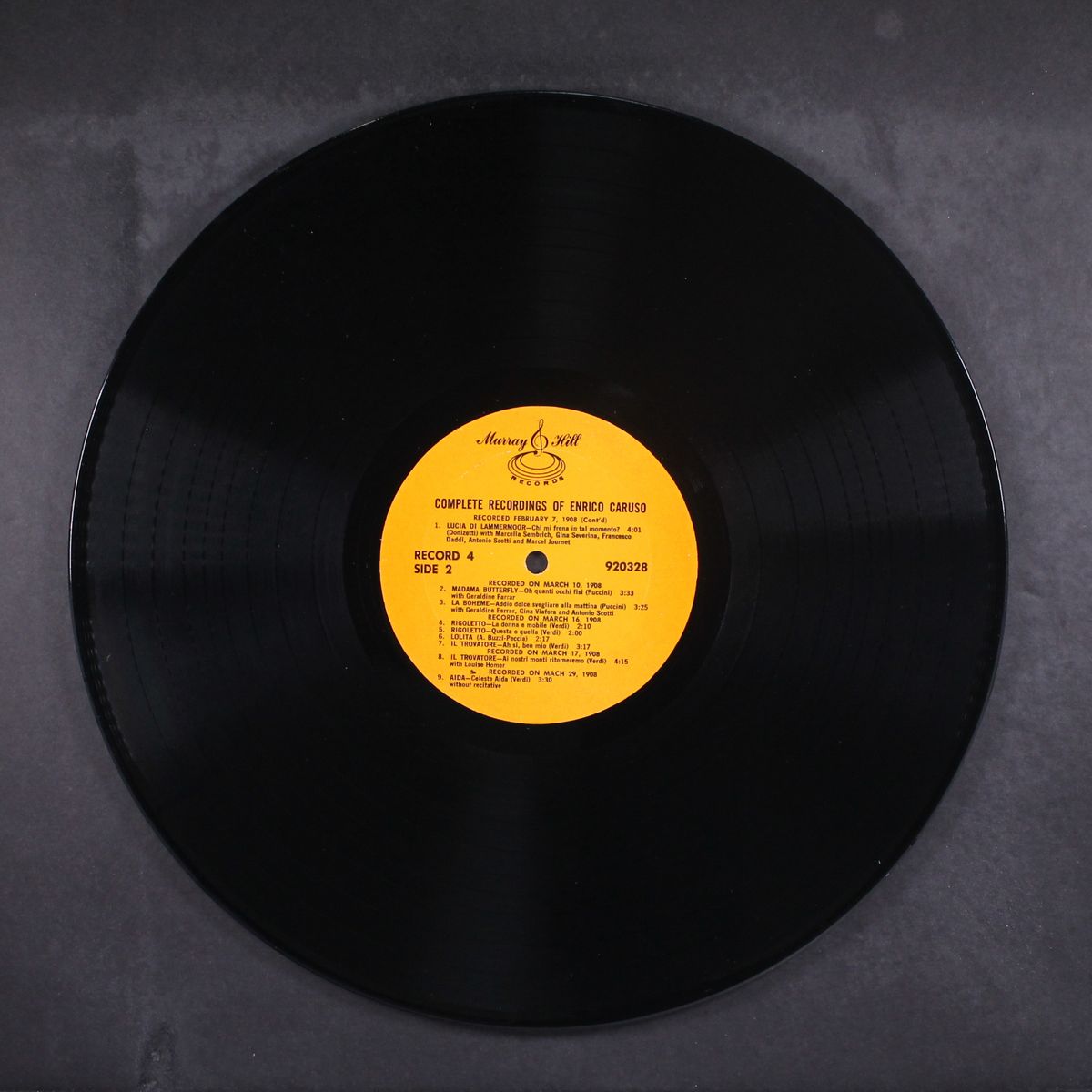 complete recordings by ENRICO CARUSO