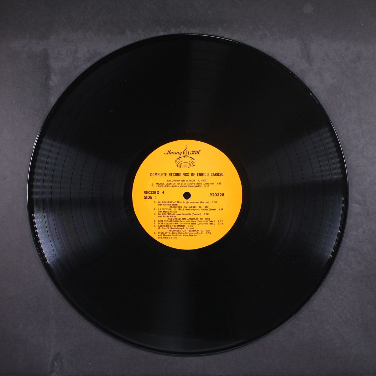 complete recordings by ENRICO CARUSO