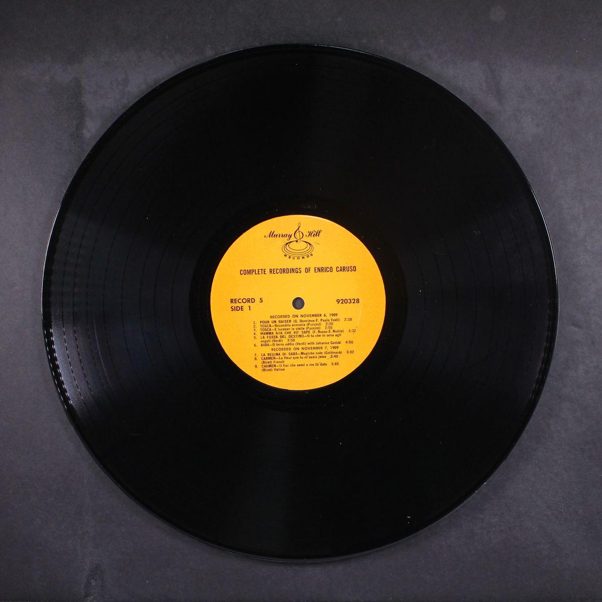 complete recordings by ENRICO CARUSO