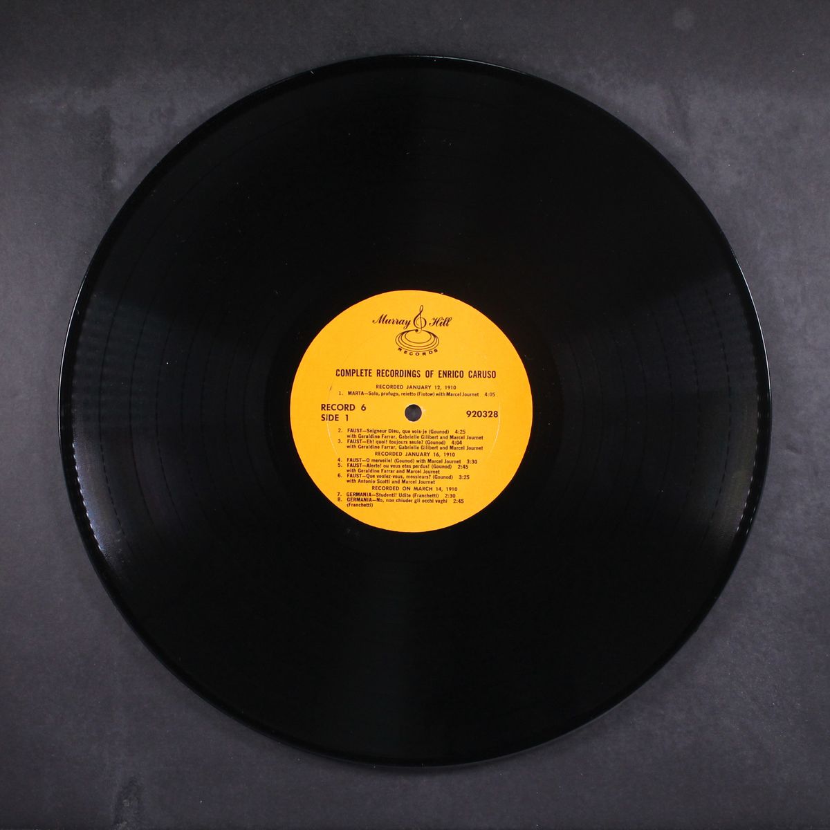 complete recordings by ENRICO CARUSO