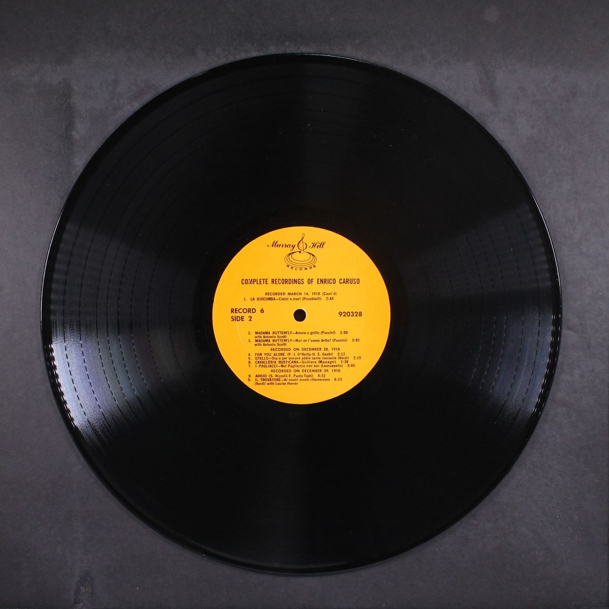 complete recordings by ENRICO CARUSO