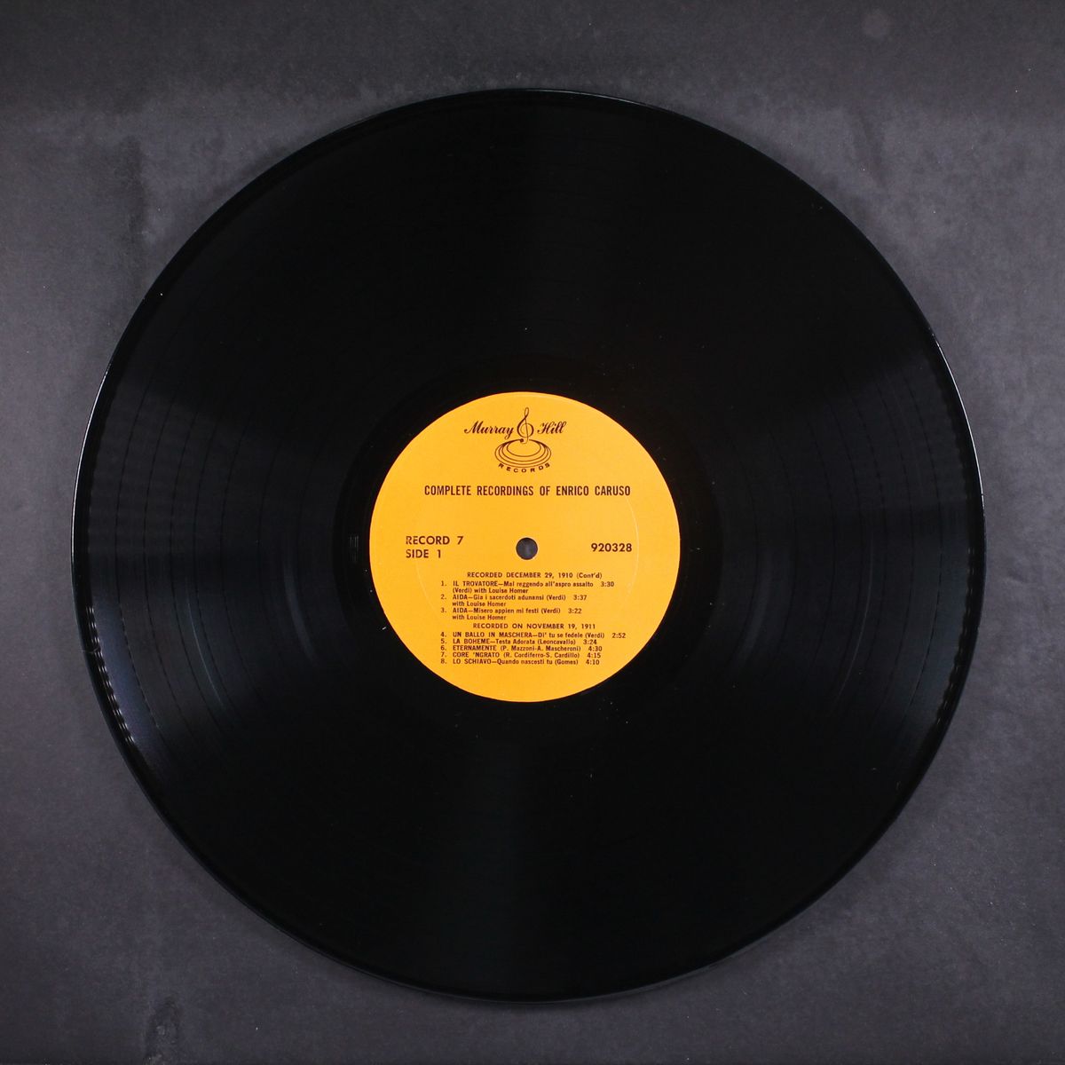 complete recordings by ENRICO CARUSO