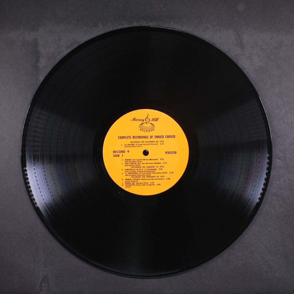 complete recordings by ENRICO CARUSO